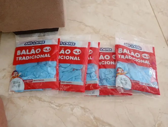 Balões para decoração azul bebê