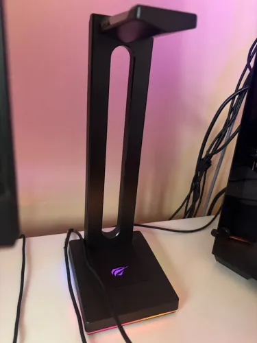 Apoio de headset havit rgb