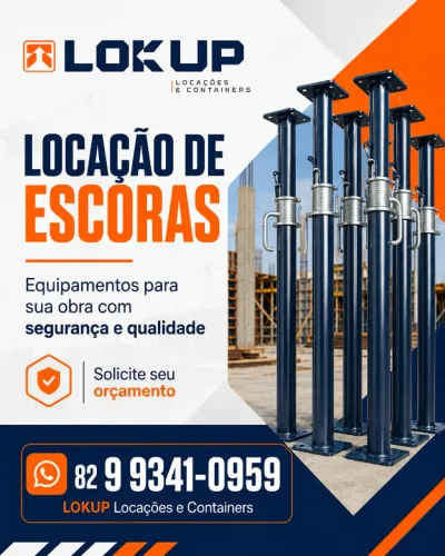 LOKUP LOCAÇÕES DE EQUIPAMENTOS PARA CONSTRUÇÕES E REFORMAS EM GERAL.