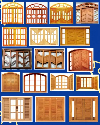 Janelas em Madeira - Angelim Pedra - a partir de R$ 526,00