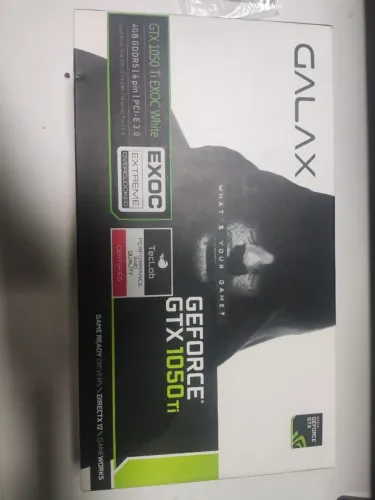 Placa de video GTX 1050 TI Galaxy White