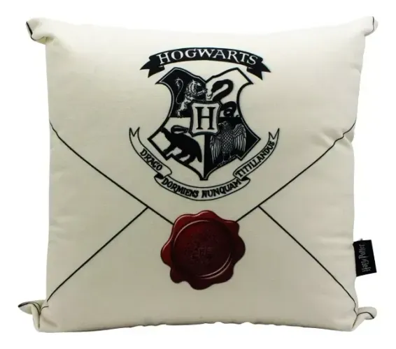 Almofada Harry Potter Carta de Hogwarts 40x40cm Zona Criativa