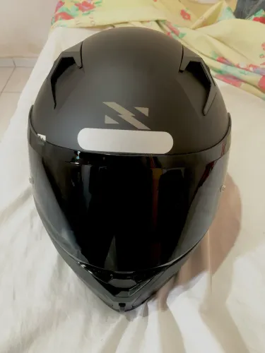 Capacete Norisk Flow Preto Fosco Monocolor Tamanho 60