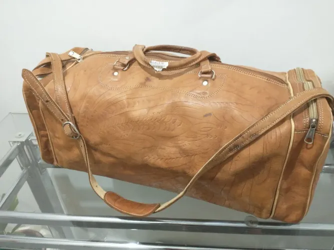 Bolsa de Couro para Viagens 