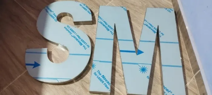 letra de aço inox
