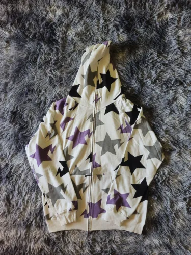 Moletom bape sta star branco importado 