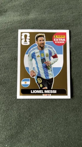 Figurinha Extra Legend - Messi Ouro 