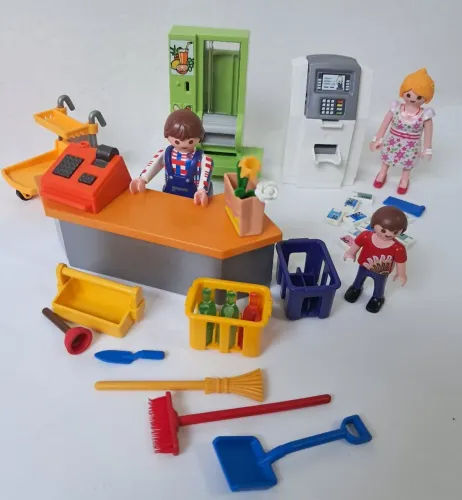 Playmobil Figuras Feirinha (Preço Negociável Levando + Peças)