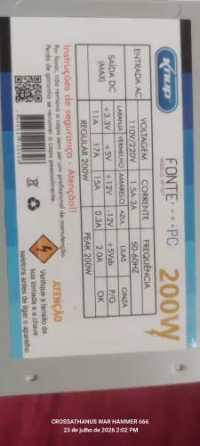 Vendo font KNUP 200w