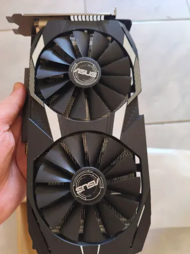 Placa de Vídeo RX 580 Asus Dual 8Gb maior Clock