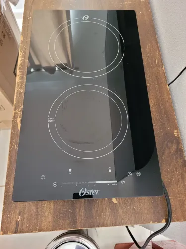 Fogão Cooktop Indução 2 Bocas Oster Cor Preto 127v