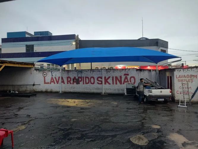 Cobertura para lava rápido