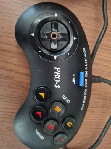 Controle mega drive turbo de epoca