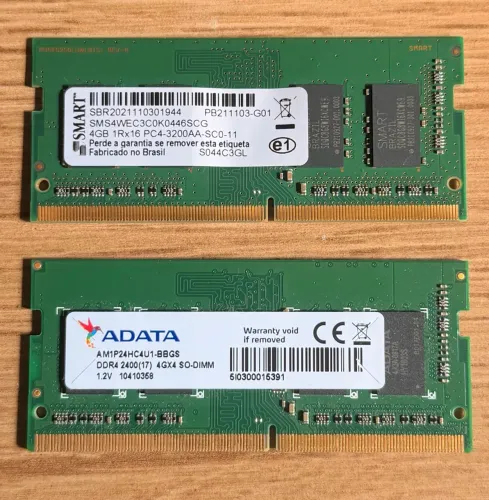 Memória DDR4 - 4GB (Notebook)