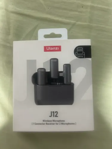 Microfone de lapela Ulanzi iPhone profissional 