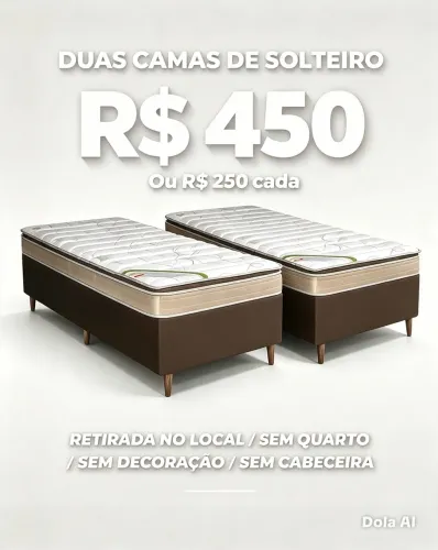 Oferta duas camas de solteiro bom pastor