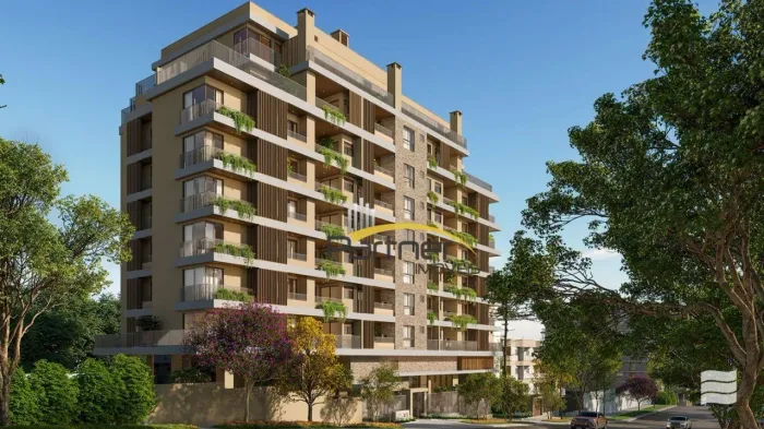 Apartamento Garden com 3 dormitórios à venda, 117 m² por R$ 2.099.681,00 - Mercês - Curiti