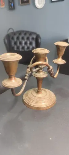 Castiçal de vela antigo