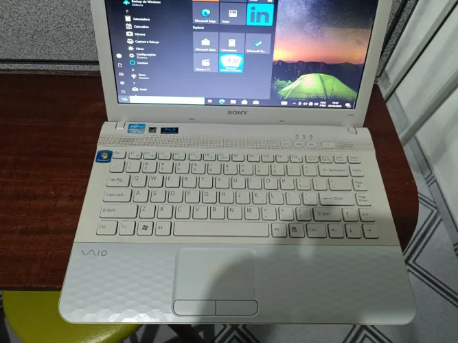 Notebook Sony Core i5/8gb/500 gb 16" wi-fi webcam bluetooth hdmi windows 10 bateria 1hr