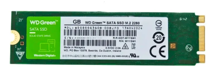 Ssd m2 sata wd green 2280 240gb