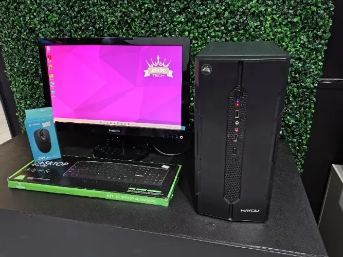 Setup Completo Com Monitor 20 Polegadas, Processador Pentium Gold E Ssd Nvme