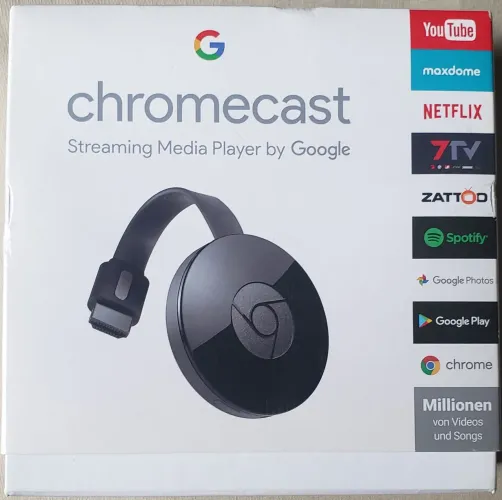 Chromecast Google comprado no exterior