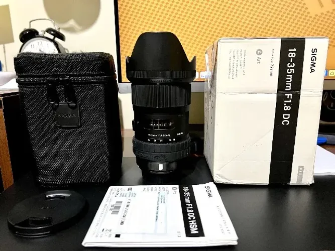 Lente Sigma Art (Canon) 18-35mm 1.8 DC HSM (somente para cropadas)