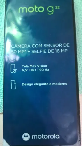 Moto G22 - 128gb - DualChip - bom estado - Com caixa original