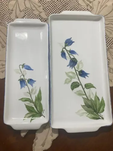 Conjunto para servir em Porcelana Steatita floral