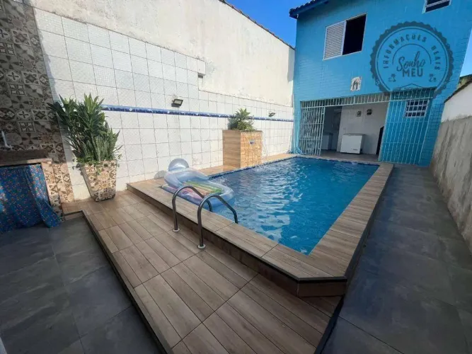 Casa na Vila Mirim, Praia Grande - SP