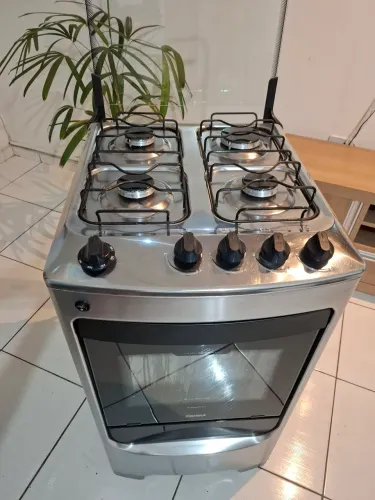 Fogão Consul inox 4 bocas