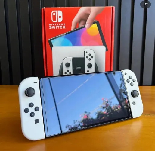Nintendo switch OLed Desbloqueado 128gb 1 ano de garantia
