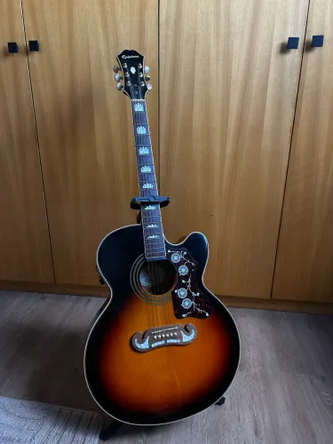 Violão Epiphone EJ200-CE Sunburst