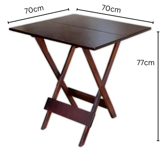 Mesa Madeira 4 cadeiras