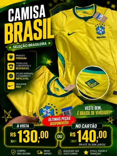 Camisa do Brasil Nike oficial