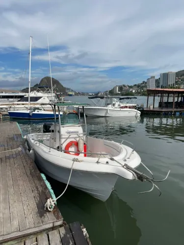 Lancha Fisherman 238 Motor Mercury 225 Hp 4 Tempos