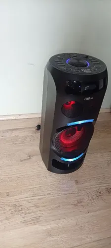 Caixa de Som Philco Bluetooth com LED