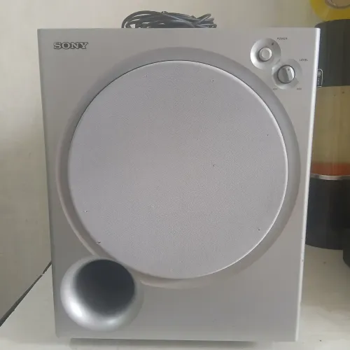 Subwoofer Ativo Sony SA-WMSP 85 Funcionando.