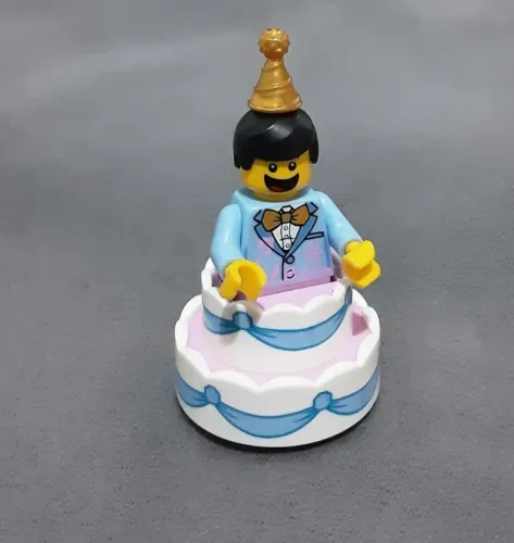 LEGO minifigura Cake Guy, Series 18 (RARO)