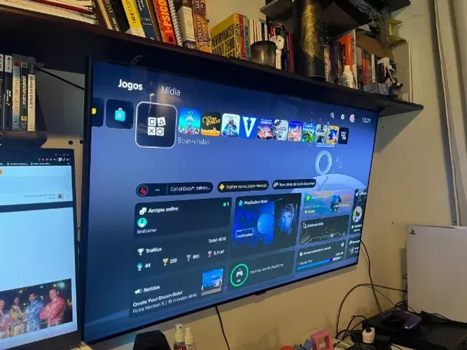 Televisão Gamer Q90T 55 polegadas QLED