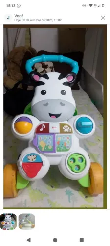 Andador Fisher Price zebra