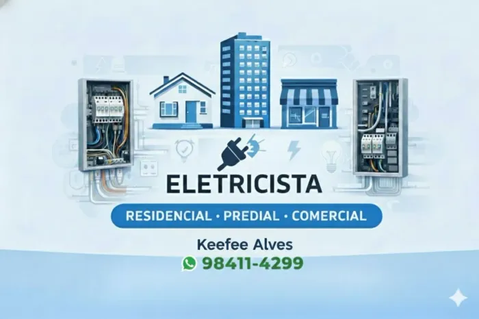 Eletricista Residencial, Predial e Comercial 