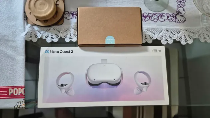 Meta Quest 2 128gb Pouco Usado + bobovr M2 Pro com Bateria