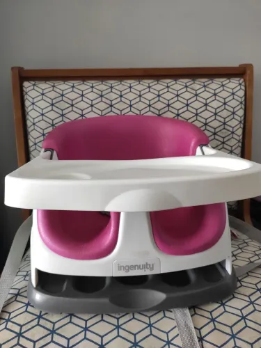 Cadeira alimentação multi assento ingenuity rosa