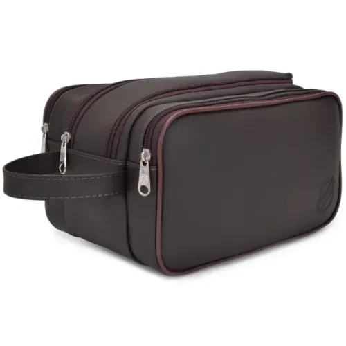 Necessaire Feminina Organizador Viagem - couro