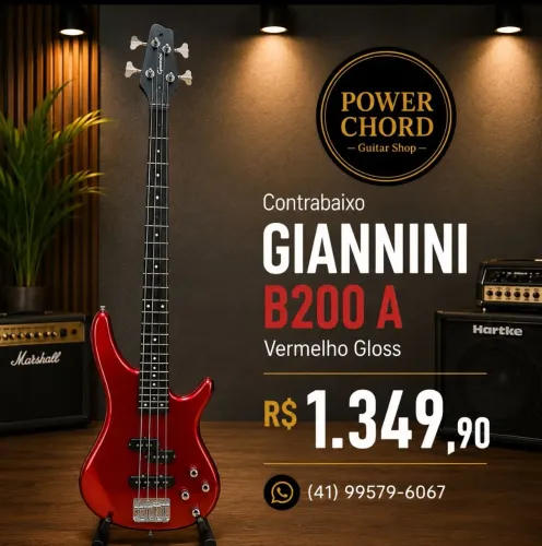 Contrabaixo GIANNINI B20A - Novo