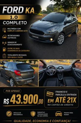 Ford KA 1.0 Se/se Plus Tivct Flex 5P 2019