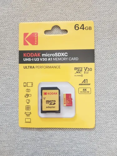 CARTÃO DE MEMÓRIA 64 GB KODAK (NOVO)