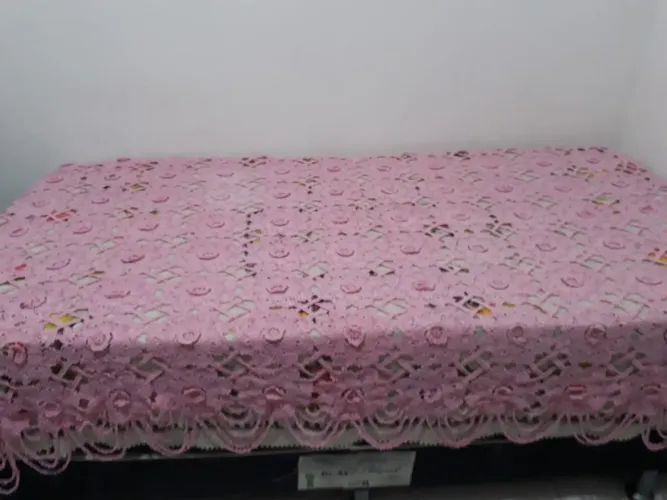 Colcha de crochê solteiro