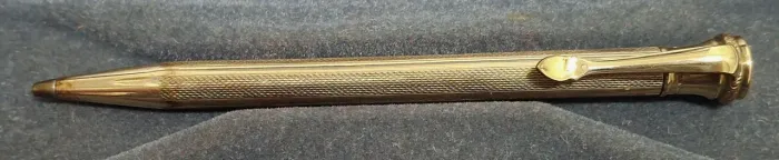 Lapiseira Mecânica Antiga Ouro Laminado 14k - Período Eduardiano C. 1910